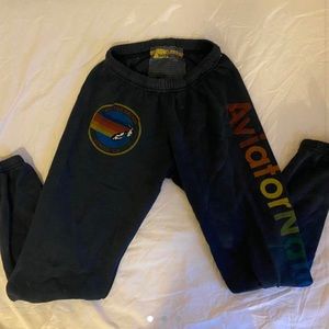 Aviator nation charcoal sweatpants